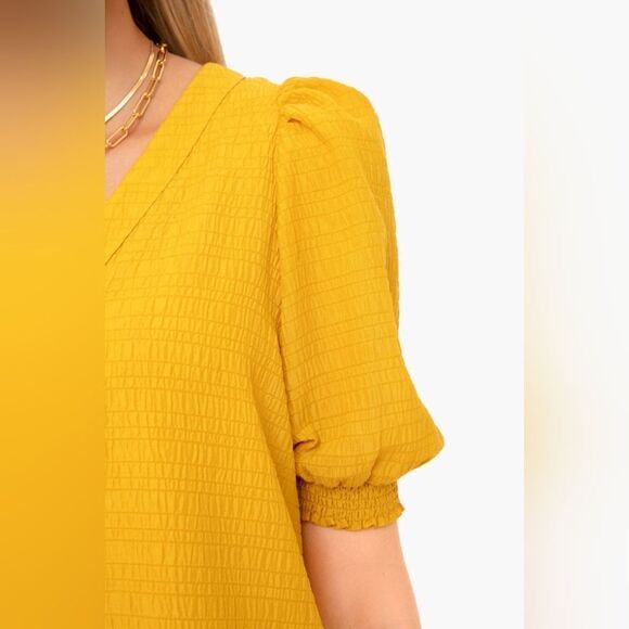 BB Dakota by Steve Madden mini dress in mustard color. Size small NEW - Picture 4 of 7